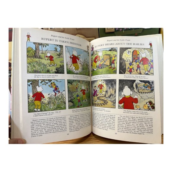 Vintage 1990's Rupert Daily Express Annual 70th Anniversary Hardcover Book - Picture 14 of 15